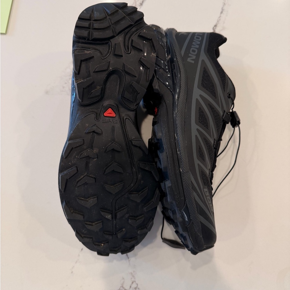 Salomon Black Athletic Trail Shoes - Picture 4 of 6
